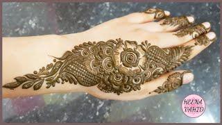 Quick and Simple Arabic henna design for EID #3 | heena vahid