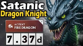 Сатаник на Драгон Кнайте, Монстр Демадж! - Satanic Dragon Knight 7.37 ДОТА 2