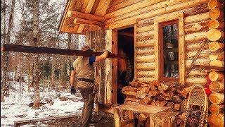 Building a Rustic Log Cabin: Wood Plank Flooring and the Cost of Early Retirement