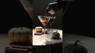 The Pumpkin Creme Espresso Martini in the Roma Martini Glasses | Belaré Home