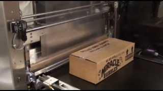 Inline Shrink Wrap Machine Wrapping Various Size Boxes