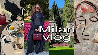 NEW CLOTHES LILYSILK, SHOPPING IN MILAN, GOLDEN AUTUMN ON LAKE COMO, MAXMARA EXHIBITION, ITALY VLOG