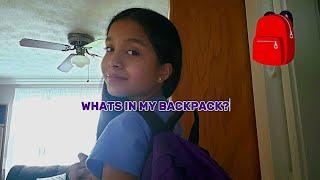 WHATS IN MY BACKPACK TOUR!