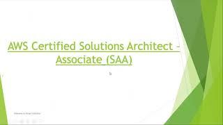 AWS Solution Architect Associate -Telugu | Cloud Computing |  Demo Class in Telugu