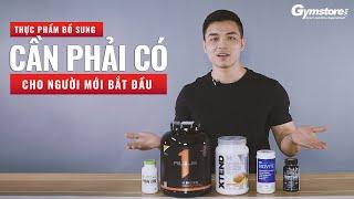 SERIES TĂNG CƠ GIẢM MỠ | TOP 5 THỰC PHẨM BỔ SUNG CHO NGƯỜI MỚI BẮT ĐẦU