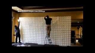 How to Make a Balloon Wall