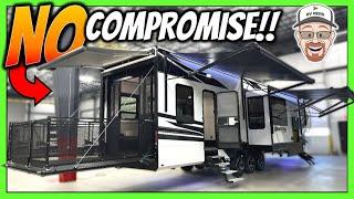 A Toy Hauler that ACTUALLY has a Great Living Room! NEW 2024 Momentum 414M Fifth Wheel RV