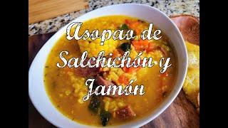 ASOPAO DE SALCHICHON Y JAMON/ SAUSAGE, HAM & RICE SOUP