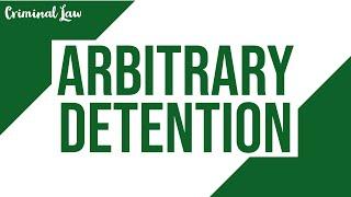 [Article 124] Arbitrary Detention; Criminal Law Discussion