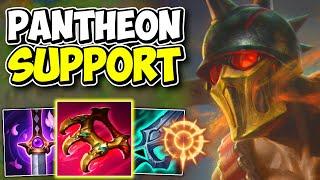 HOW TO CARRY AS SUPPORT PANTHEON! (HIGH ELO)