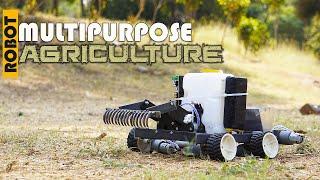 DIY Multipurpose Agricultural Machine Robot | Agriculture Project Ideas