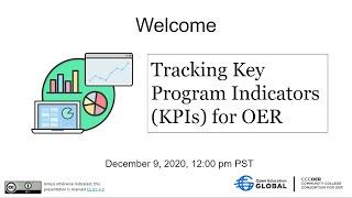 Tracking Key Program Indicators (KPIs) for OER