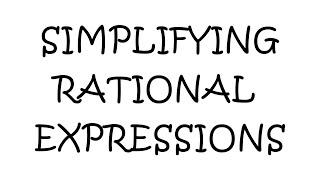 Simplifying Rational Expression (Easy Tips) by Bright Lab Tutorials