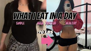 WHAT I EAT IN A DAY | how to lose fat & gain muscle