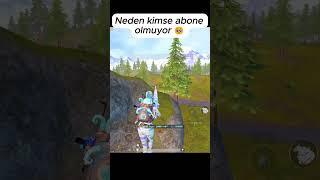 Neden kimse abone olmuyor  #pubgmobile #pubgmobileonemansquad #pubg