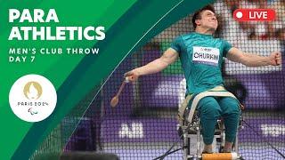 Para Athletics - Men's Club Throw Final | Day 7 | Paris 2024 Paralympics | Paris 2024 Paralympics