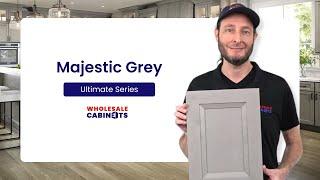 Majestic Grey Door Sample from Wholesale Cabinets' Ultimate Series
