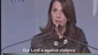 Lady Majida El Roumi's speech--Bikaffe-Enough--(Arabic with english subtitles)