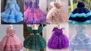 baby girl princess style frocks /baby ball gown dress 2024  / kids wedding party dresses/