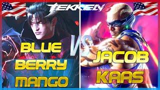 Tekken 8  BlueBerryMango (Rank #2 Devil Jin) Vs JacobKaas (Raven)  Ranked Matches