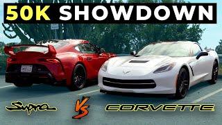 Best Sports Car For 50k? A90 Supra vs C7 Corvette