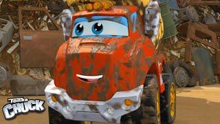 Stuck in the Mud  Tonka Chuck & Friends  Truck Cartoons for Kids