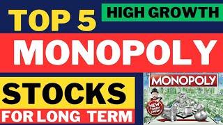 Top 5 Monopoly Stocks In India | Best Monopoly Stocks of India | Invest India