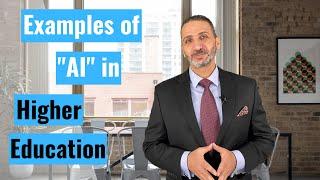 Examples of AI in Higher Education