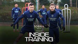 A BIG LONDON DERBY AWAITS | INSIDE TRAINING | The Gunners prepare for Chelsea | Premier League