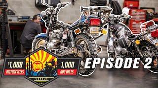 How to Turn a Street Bike into an Adventure Bike | $1,000 Motorcycles vs 1,000 Miles Episode 2