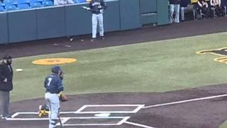 Pitt Panthers - #7 Elvin Soto Batting against Wichita State Shockers