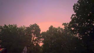 Sound up! Little girl marvels at double rainbow