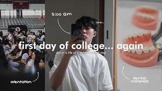 first day of college... again | 5:00 am study vlog, day in a life of a dental student (philippines)