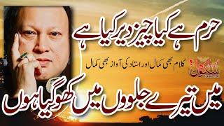 Main tere jalwon mein kho gaya hoon | Ustad Nusrat Fateh Ali Khan | Sukoon e Dil Moeeni