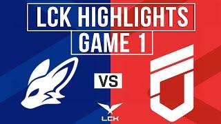 BFX vs DNF Highlights Game 1  | LCK 2025 | BNK FEARX vs DN Freecs