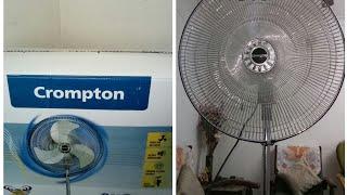 Crompton Storm 2 (18 inch 450mm) pedestal fan unboxing and installation