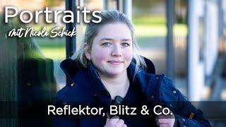 Shootingbegleitung - Reflektor und Blitz in der Portraitfotografie