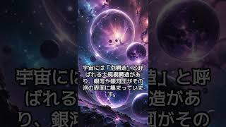 宇宙の謎と驚き！宇宙の泡構造は宇宙の約80%を覆っている#宇宙の泡構造 #ボイド #銀河 #科学雑学 #天文現象 #雑学「VOICEVOX:青山龍星」