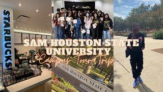 Sam Houston State University Campus Tour | School Trip | Lovely Shayron