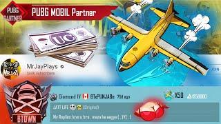 50x POPULARITY PLANES  TO @MrJayPlays | BTxPUNJABE YOUTUBE @IPREEET.69 | UC HACK BGMI POPULARITY RANK