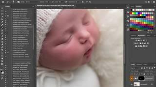 Newborn skin retouching with Rebecca Danzenbaker Photography