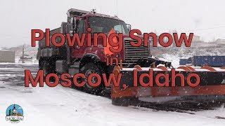 Plowing Snow in Moscow, Idaho