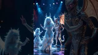 Dancing Girls Morph Into Magical Beasts – Unbelievable Transformation! #magicmorphai #ai #shorts