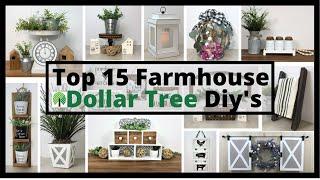 Top 15 Farmhouse Dollar Tree Diys/2021 Dollar Tree Diys