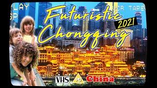 Chongqing 2021: China's Futuristic Megacity | VHS Family Vlog | (2021重庆之旅: 中国的未来摩登大都市 | 复古家庭)