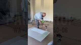 Покраска напольной плитки портативным безвоздушным аппаратом PAINT PROF PS-1400  НОВИНКА 2023 