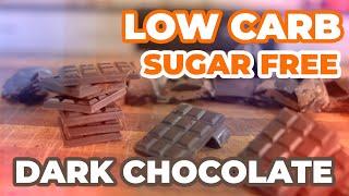 Make REAL DARK CHOCOLATE at home! (Sugar Free, Low Carb)