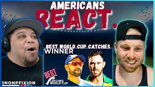 AMERICANS REACT TO THE TOP 40 CRICKET CATCHES EVER (PART 2) || REAL FANS SPORTS