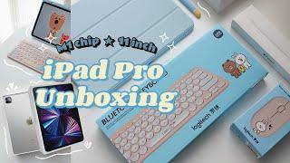 iPad Pro 2021 unboxing  apple pencil 2 & accessories   | loffi snow