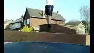 chris foster doin sum shit on a trampoline